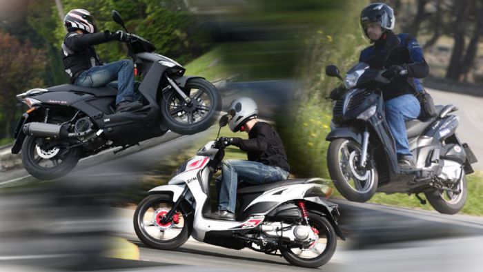 6 scooters έως 150 κ.εκ. με τροχούς 16 ιντσών