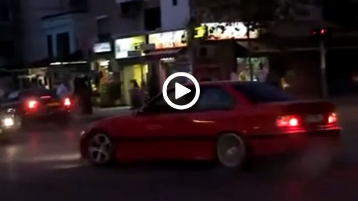 BMW κάνει Donuts σε δημόσιο δρόμο