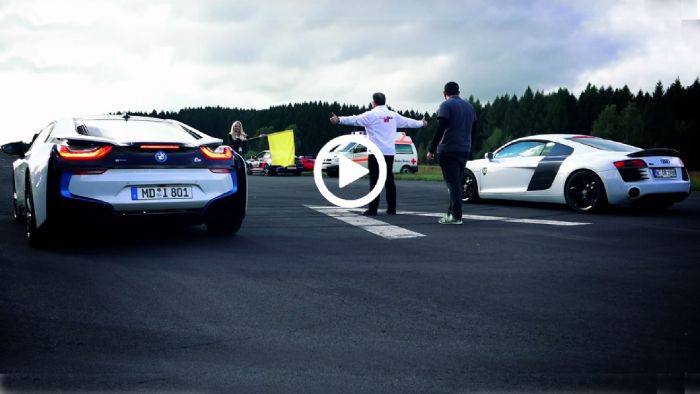 Σούπερ κόντρα: BMW i8 vs Audi R8 