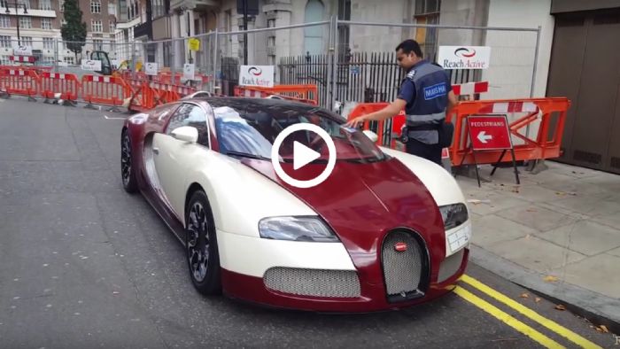 Bugatti Veyron τρώει κλήση για παρκάρισμα