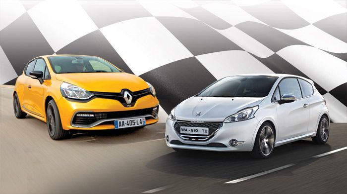 Renault Clio RS vs Peugeot 208 GTi: Θρυλική κόντρα!