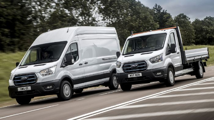 Τα ηλεκτρικά Ford E-Transit πιάνουν δουλειά