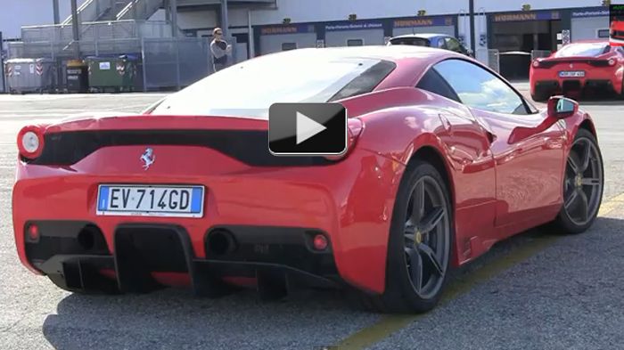 Δύο Ferrari 458 Speciale στην πίστα!