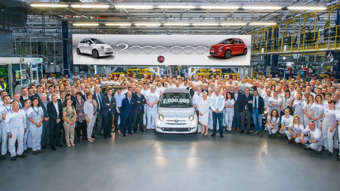 Τo Fiat 500 έφτασε τα 2 εκατομμύρια μοντέλα σε παραγωγή.