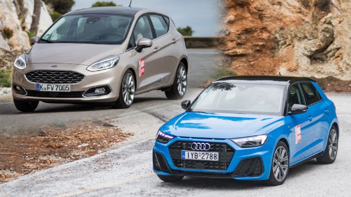 Ford Fiesta Vignale VS Audi A1 Sportback