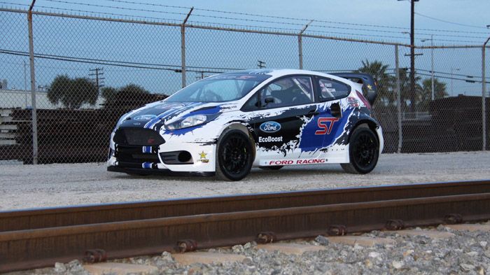 Ένα Ford Fiesta ST rallycross στο Ντιτρόιτ