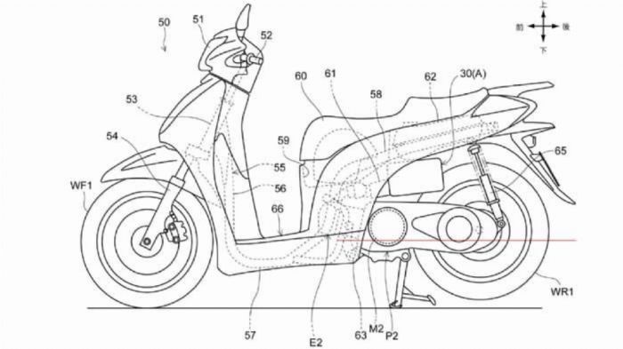 Υβριδικό Honda scooter