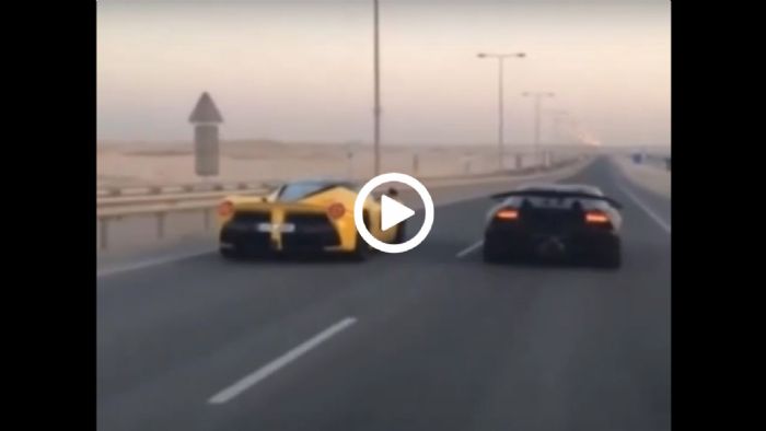 LaFerrari vs Lamborghini Sesto Elemento