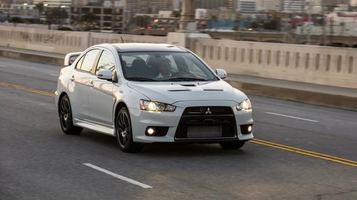 Στην εικόνα βλέπετε το Mitsubishi Lancer Evolution Final Edition.