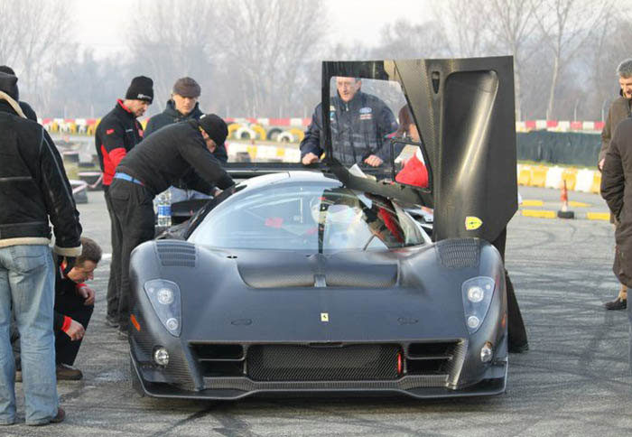 Η Ferrari P4/5 Competizione στο Νίρμπουργκρινγκ