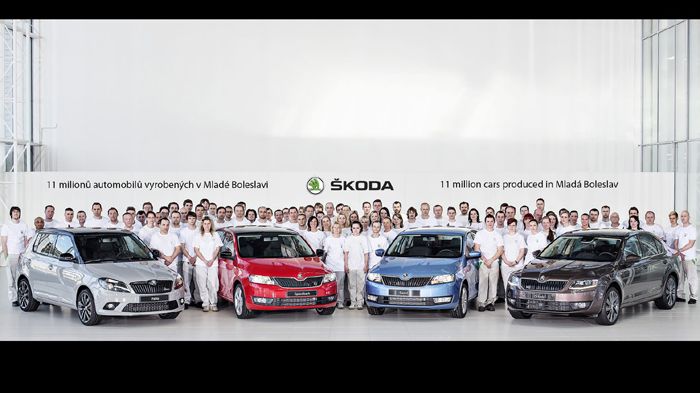 11 εκατ. οχήματα για τη Skoda