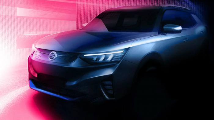 Teaser του ηλεκτρικού SsangYong Korando