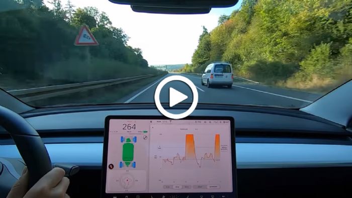 Tesla Model 3 «τελικιάζει» στα 260+ km/h από στάση