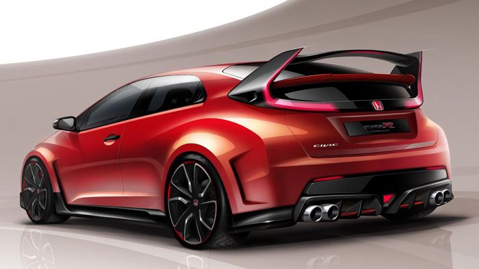 Το νέο Honda Civic Type R concept στη Γενεύη