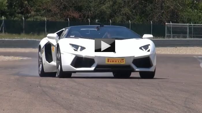 0-200 χλμ./ώρα με τη Lamborghini Aventador LP700-4 Roadster