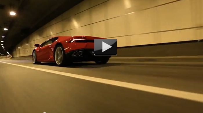 Νυχτερινή «περίπολος» με μια Lamborghini Huracan LP610-4