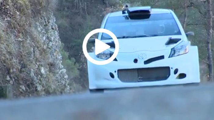 Δοκιμές του Toyota Yaris WRC (video)