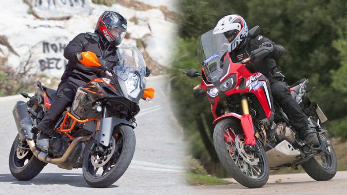 Σύγκρουση τιτάνων: Africa Twin VS 1090 Adventure