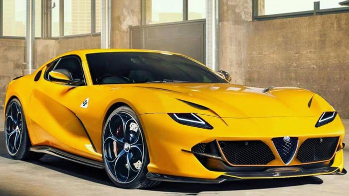 Ferrari εμπνέει supercar της Alfa Romeo