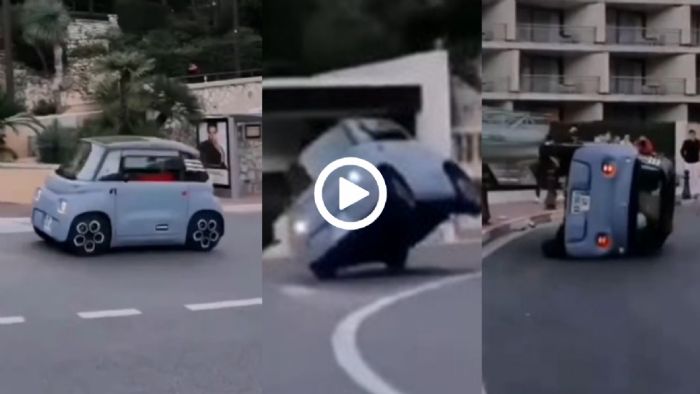 Πω, πω μια στροφάρα... με Citroen Ami στο Μονακό!