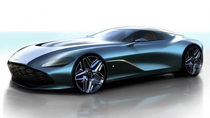 Tα σκίτσα της Aston Martin DBS GT Zagato