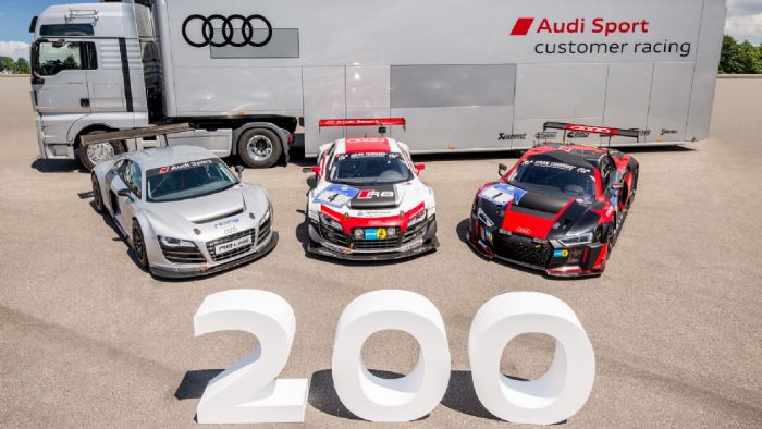 200αρισε το Audi R8 LMS 