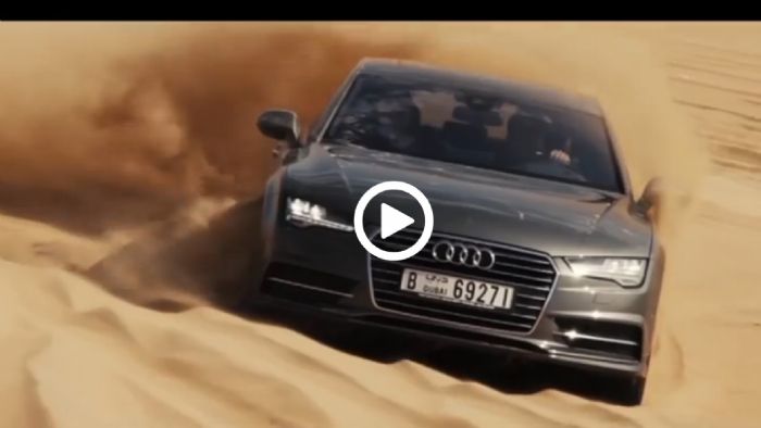 Παιχνίδια στην άμμο με Audi A7