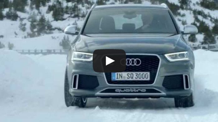 Audi RS Q3: Παιχνίδια στα χιόνια!