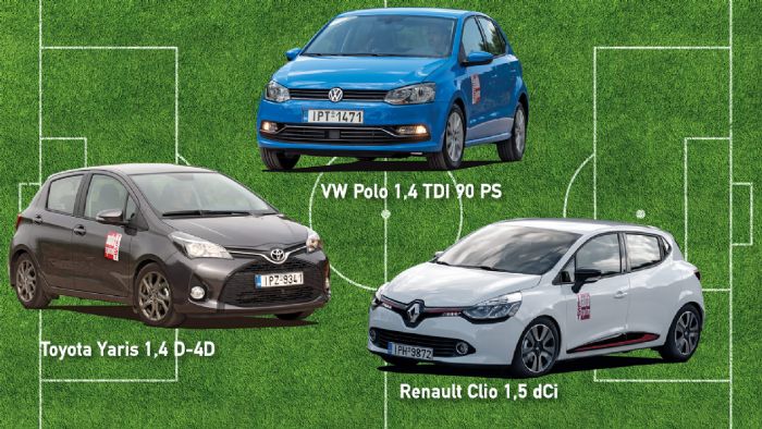 Polo Vs Clio Vs Yaris