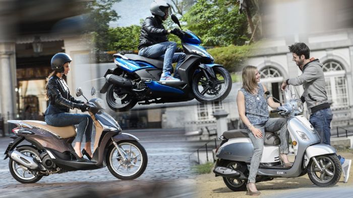 5 scooters 125κ.εκ. για κάθε γούστο!