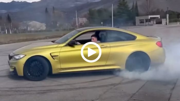 14χρονο παλικαράκι «σκίζει» BMW M4 σε αλάνα