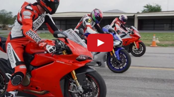 BMW S1000RR vs R1 vs 1299 Panigale S