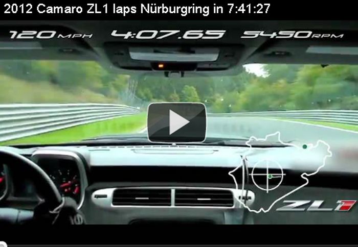 Camaro ZL1: video στο Nürburgring