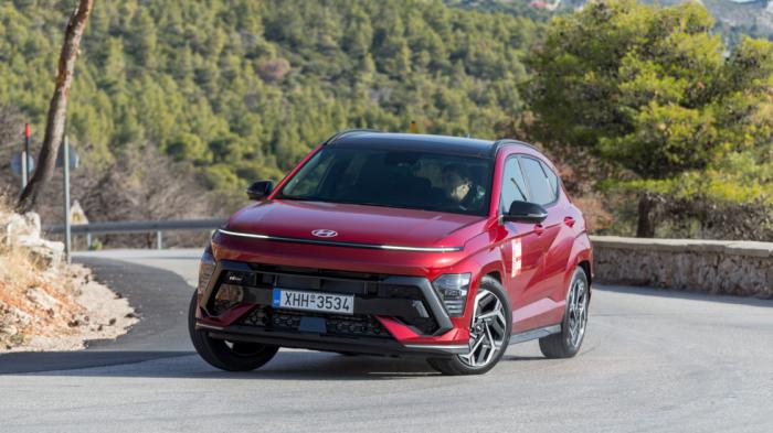 Δοκιμή: 4κίνητο Hyundai Kona με 170 άλογα, στη σπορτίφ έκδοση N Line