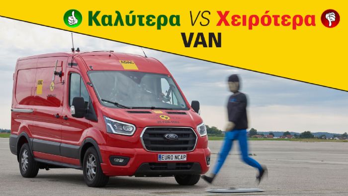 EURO NCAP: Καλύτερα VS Χειρότερα Vans για το 2023