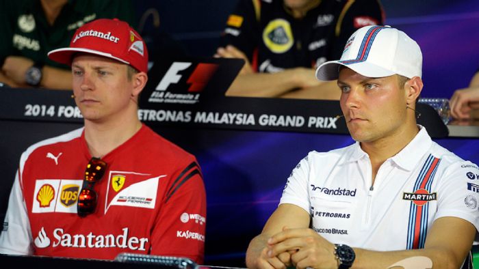 Ο Bottas τρώει τον Raikkonen