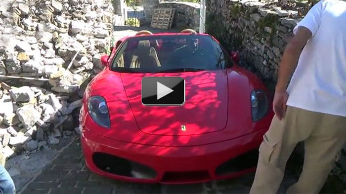 Ελληνική Ferrari F430 στα Ζαγοροχώρια