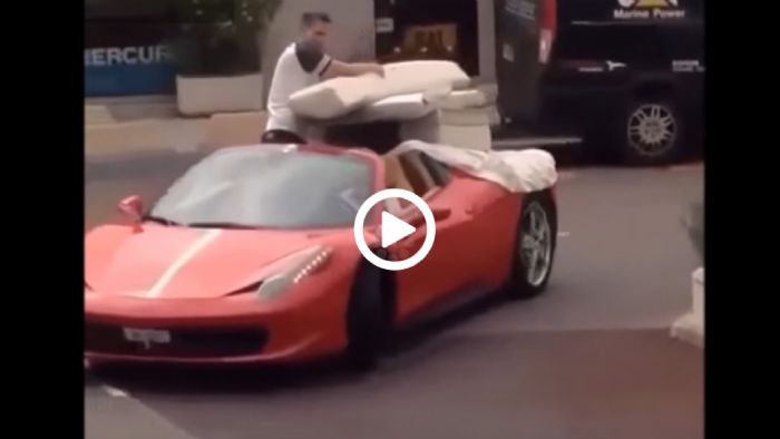 Μετακόμιση με Ferrari 458 Spider