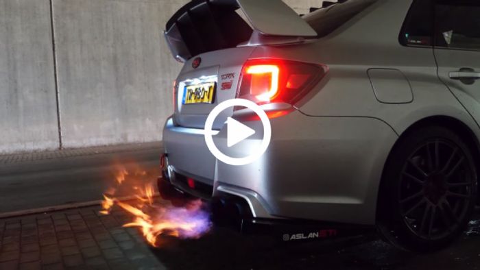 Tα «φλογίδια» του Subaru WRX STi