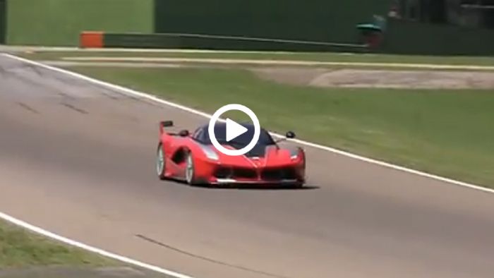 Με Ferrari FXX K στην πίστα Imola 