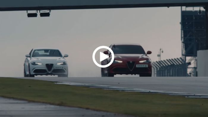 Οδηγώντας Alfa Romeo Giulia με κλειστά μάτια (+vid)