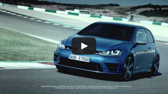 Το νέο VW Golf R στην πίστα