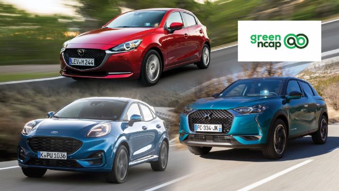 Green NCAP: Στο μικροσκόπιο Mazda2, Ford Puma & DS 3 Crossback