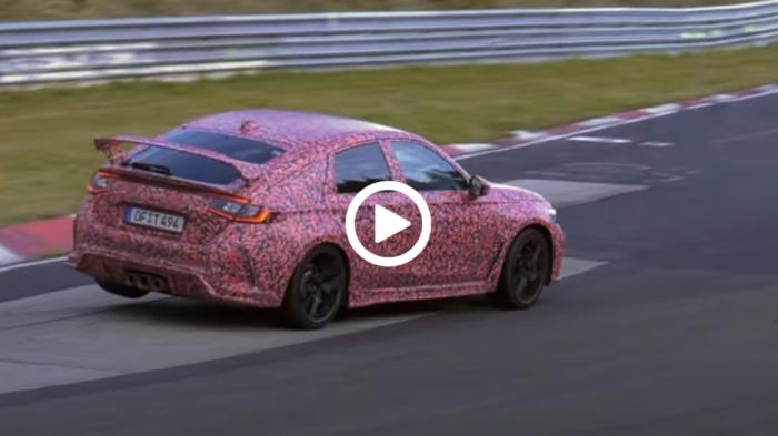 «Θυμωμένο» το Honda Civic Type R στο Nurburgring