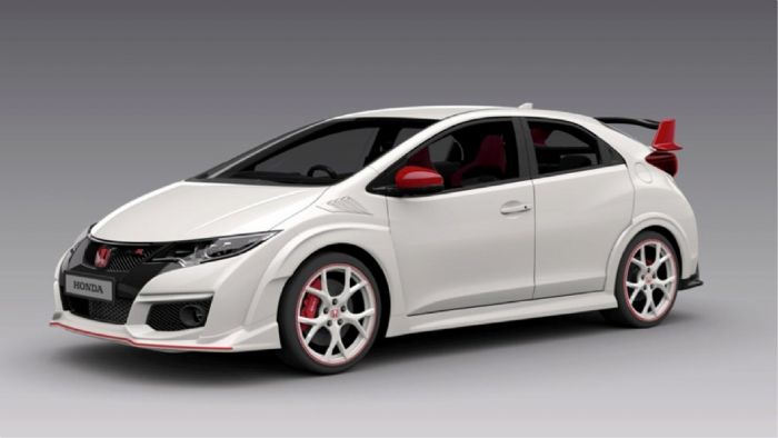 Ολόλευκο θα είναι το Honda Civic Type R White Edition, όπως υποδηλώνεται και από την ονομασία της ειδικής έκδοσης.