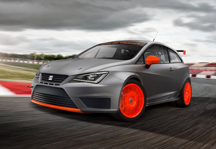 To αγωνιστικό Seat Ibiza SC Trophy