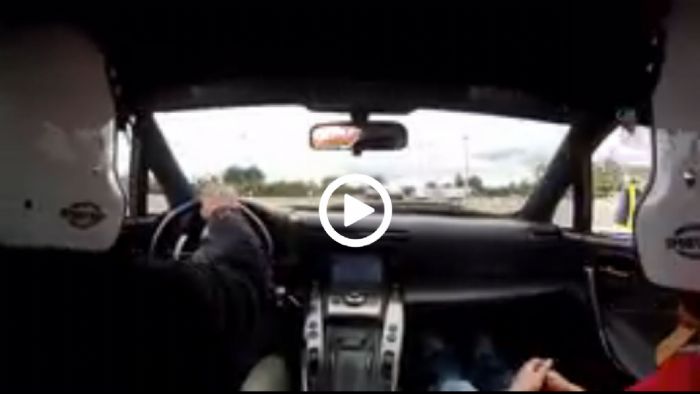 In car drift με Lexus LFA