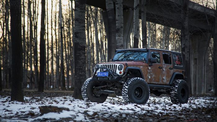 Ένα πραγματικά σκληροπυρηνικό Jeep 