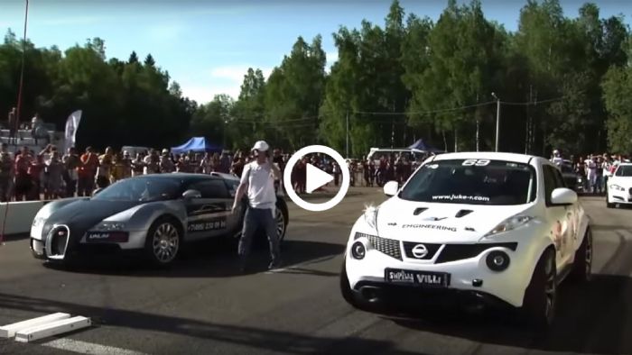 Κόντρα Veyron Vs Juke R