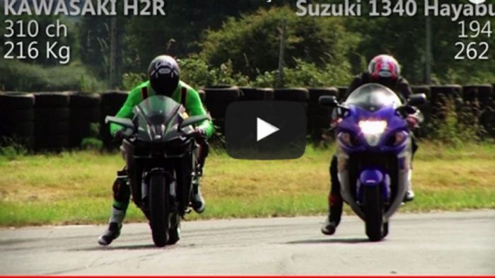 Kawasaki H2R vs Suzuki Hayabusa